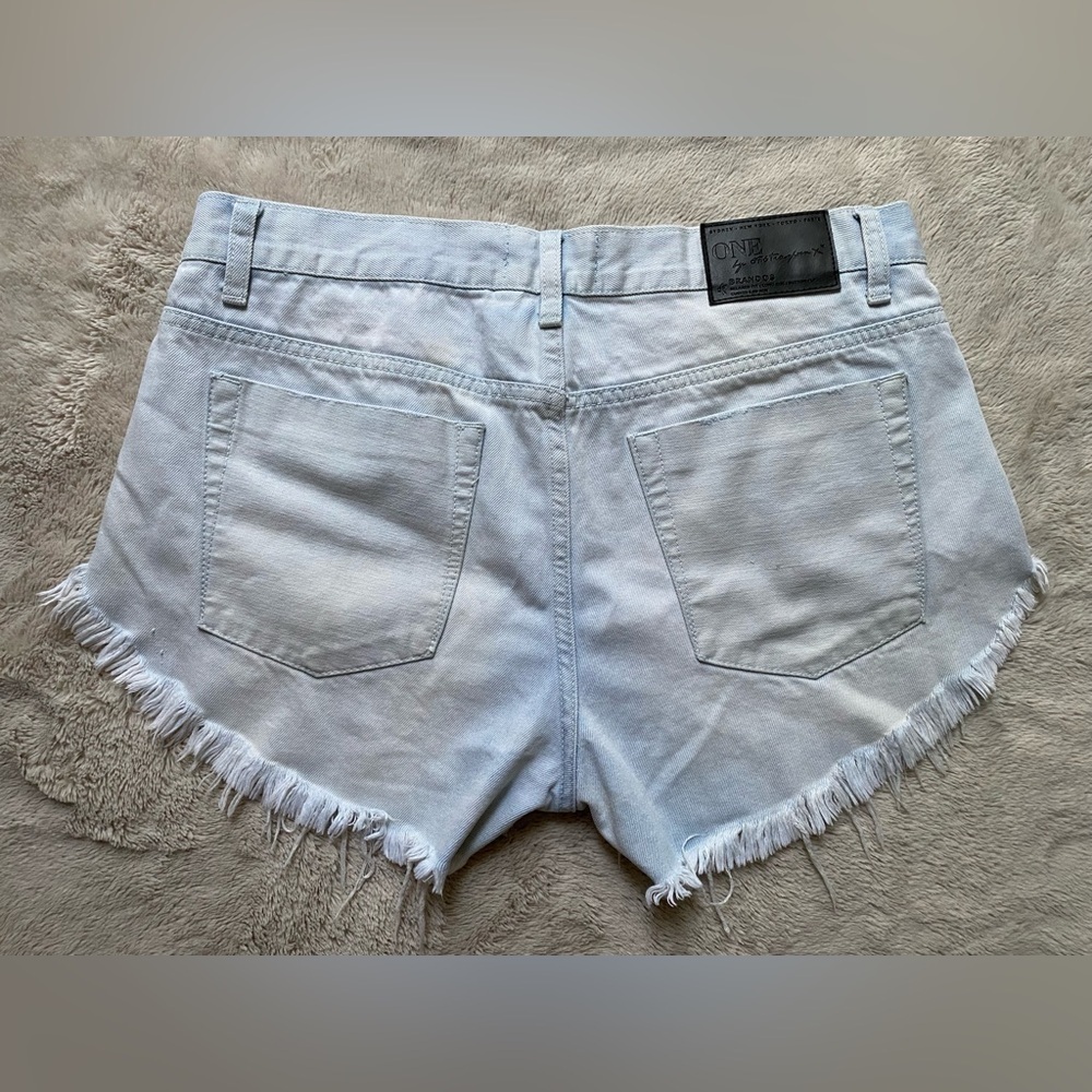 One Teaspoon Brandos Relaxed Fit Denim Shorts - Picture 5 of 7